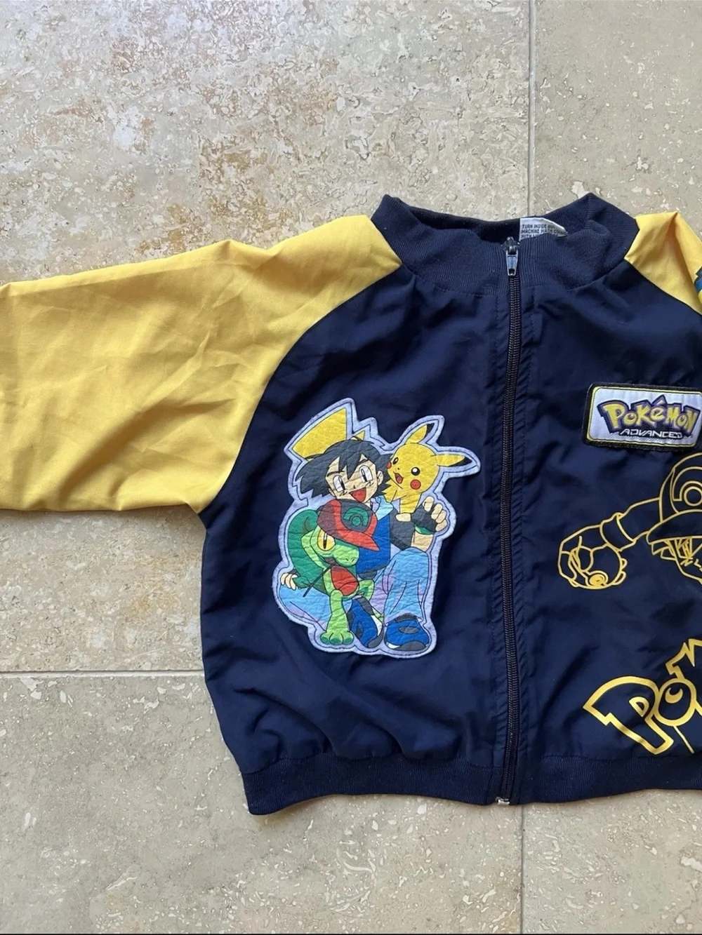 VTG Pokemon Advanced Hoenn Kids Full Zip Jacket 2T 2004 Licensed RARE